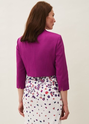 Phase Eight Karlee Textured Occasion Jackets Purple Australia | CS3892647